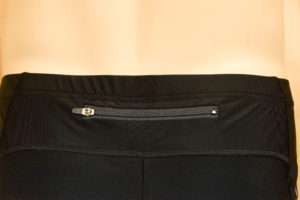 Laufbekleidung Damen blau-schwarz Hose