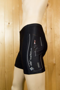 Laufbekleidung Herren blau-schwarz Hose