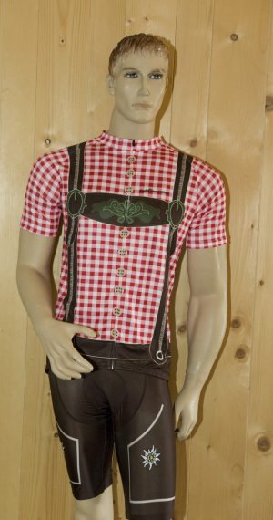 Radbekleidung Herren rotbraun Hose